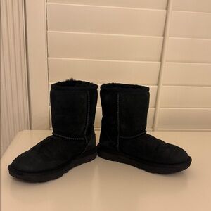 UGG Classic Black Suede Boots
